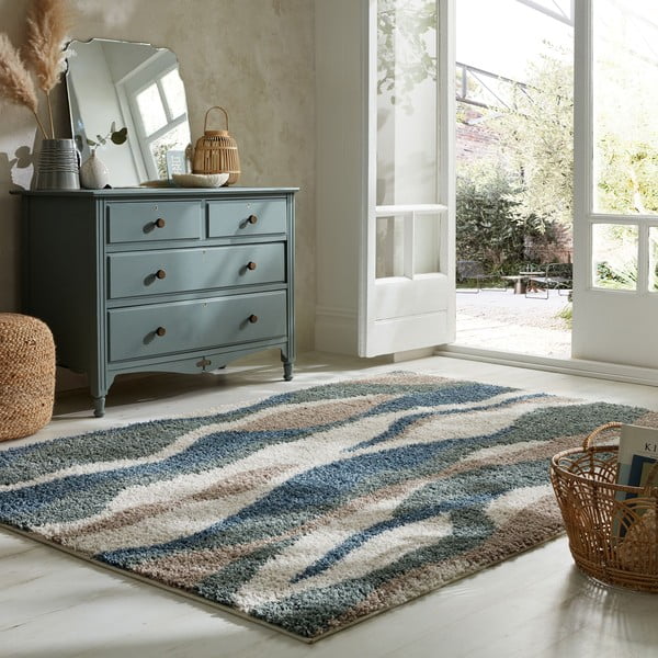 Covor verde/albastru 80x150 cm Stream – Flair Rugs-image-1