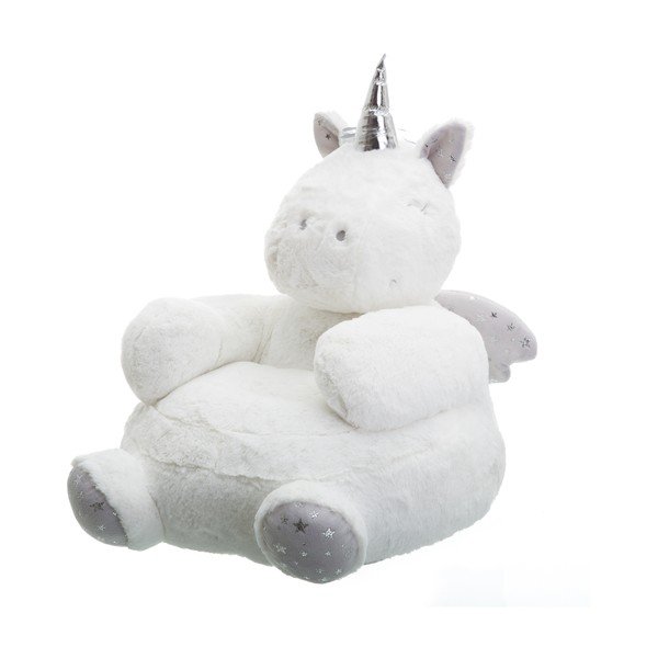 Puf Unimasa Unicorn, alb
