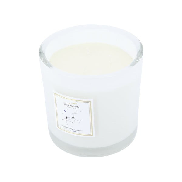 Lumânare parfumată în pahar alb cu aromă de vanilie Stella Cadente Leu