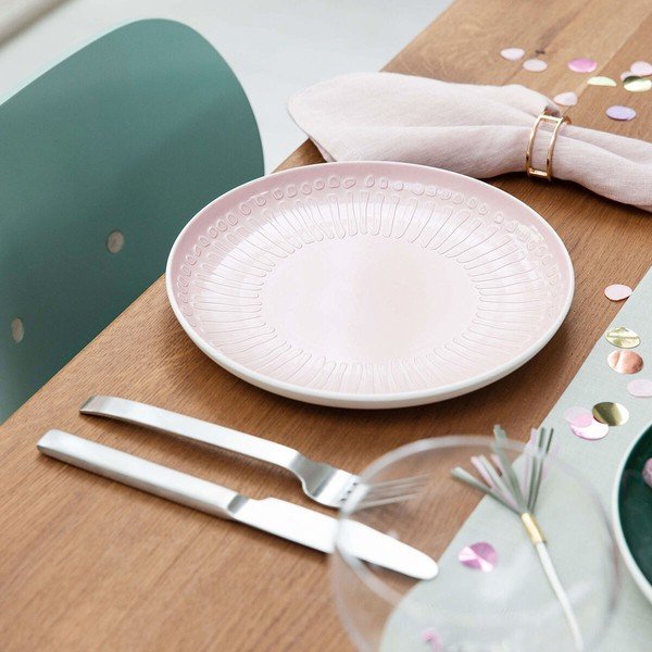 Farfurie din porțelan Villeroy & Boch Blossom, ⌀ 24 cm, alb-roz-image-4