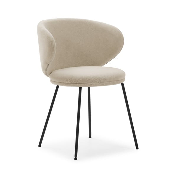 Set de scaune de sufragerie bej 2 buc. tapițat Rush – Marckeric