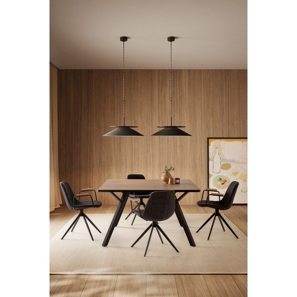 Scaune de dining negre 2 buc. Tali – Marckeric-image-1