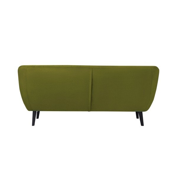 Canapea cu tapițerie din catifea Mazzini Sofas Toscane, 188 cm, verde-image-4