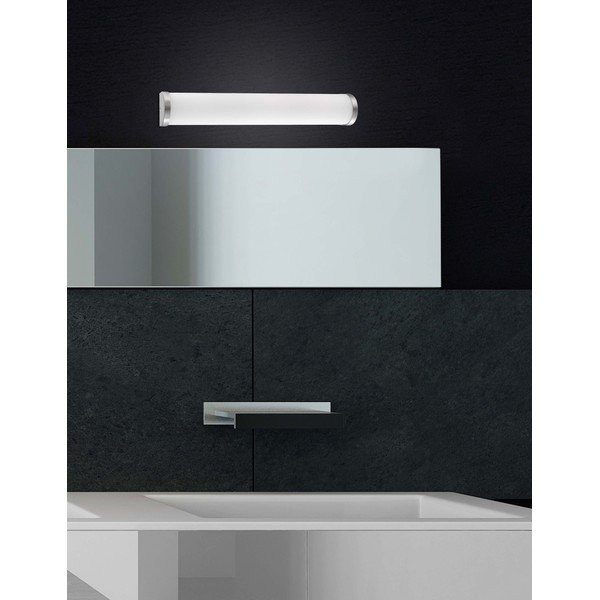 Aplică de perete albă/argintie din metal Polo – Nova Luce-image-1