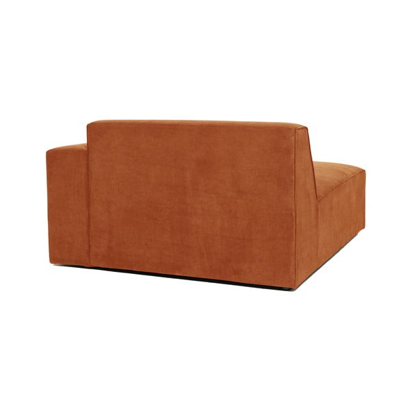 Modul pentru canapea portocaliu   din catifea reiată  (partea dreaptă) Sting - Scandic-image-3