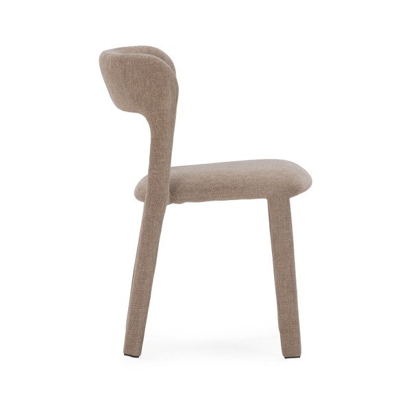 Scaun de living gri deschis tapițat Lilia – MOME-image-4
