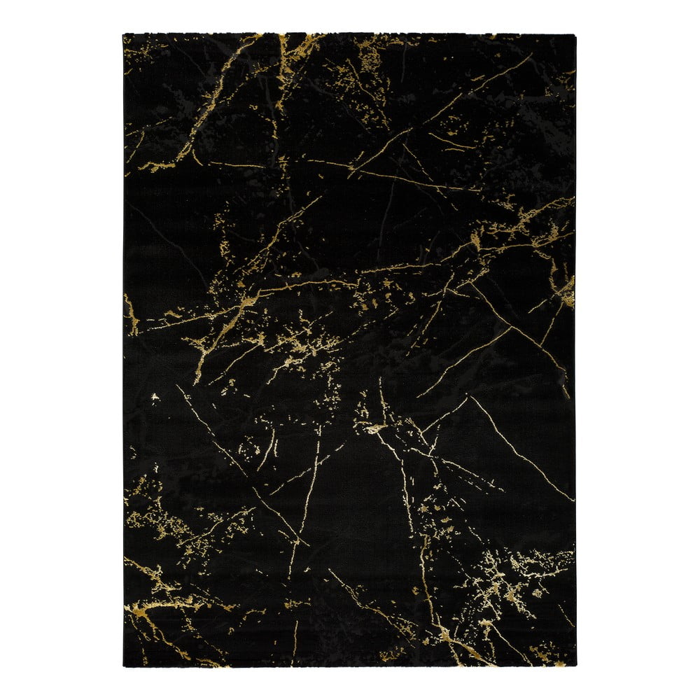 Covor Universal Gold Marble, 140 x 200 cm, negru