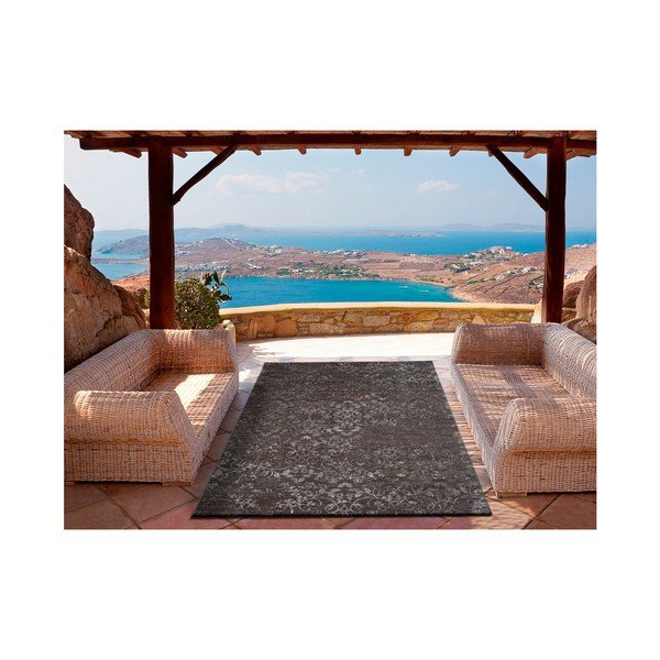 Covor adecvat și pentru exterior Universal Betty Grey Derro, 120 x 170 cm, gri închis-image-1