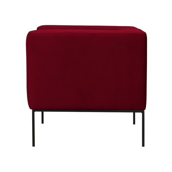 Fotoliu din catifea Windsor & Co Sofas Neptune, roșu-image-3