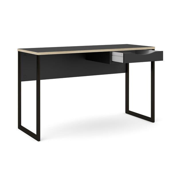 Birou Tvilum Function Plus, 130x48 cm, negru-image-2