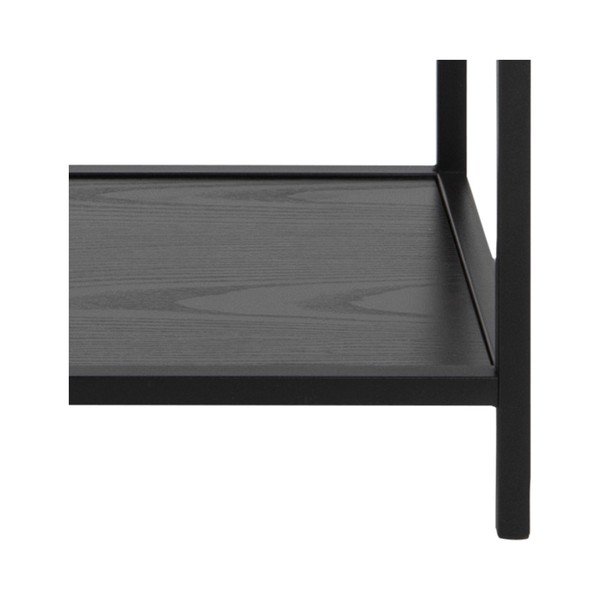 Bibliotecă Actona Seaford, negru, 77 x 114 cm-image-4