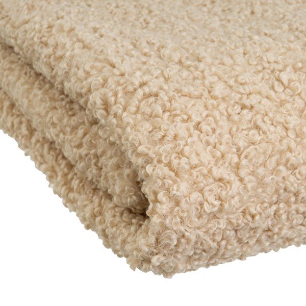 Pătură bej din sherpa 130x160 cm Sherpa – Casa Selección-image-3