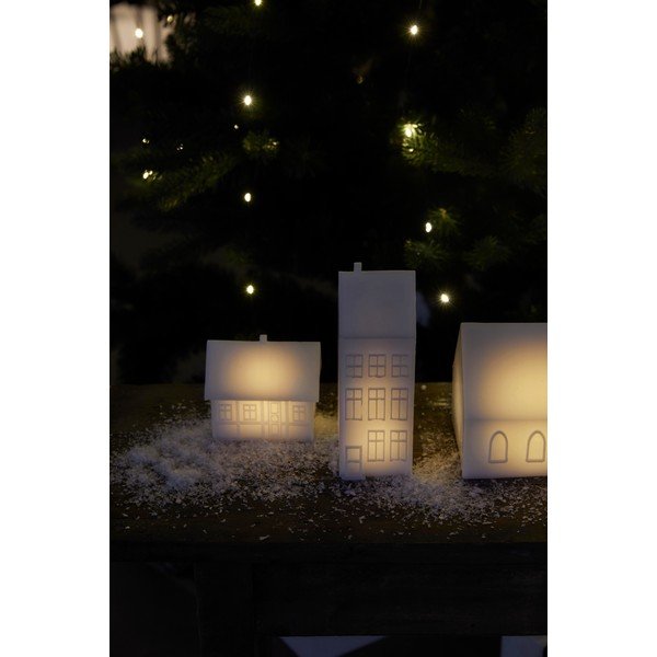 Decorațiune luminoasă albă cu baterii Copenhagen Half-Timbered House – Sirius-image-2