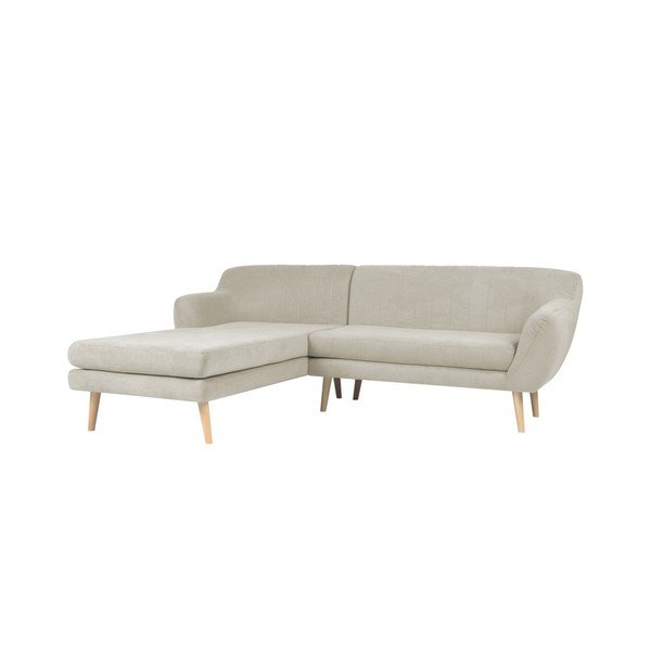 Colțar cu șezlong pe partea stângă Mazzini Sofas Sardaigne, bej-image-1