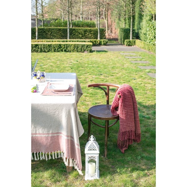 Pătură din bumbac Tiseco Home Studio Waffle, 130 x 170 cm, maro-gri-image-3