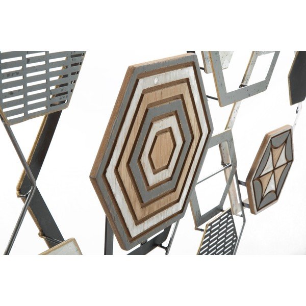 Decorațiune metalică pentru perete Mauro Ferretti Geot, 135 x 67,5 cm-image-4