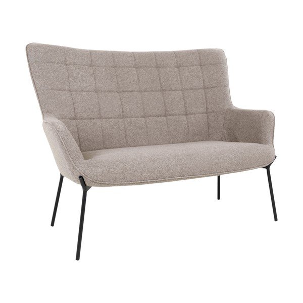 Canapea bej 128 cm Glasgow – House Nordic-image-1