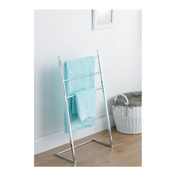 Suport pentru prosoape argintiu din oțel cromat – Premier Housewares-image-1