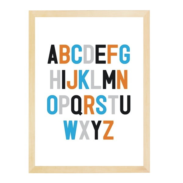 Poster Nord & Co A to Z, 21 x 29 cm
