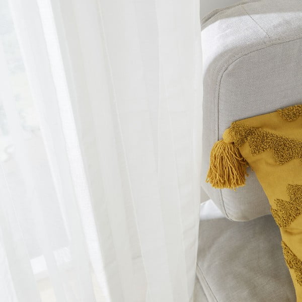 Perdea albă din voal 140x183 cm Aletta – Pineapple Elephant-image-2