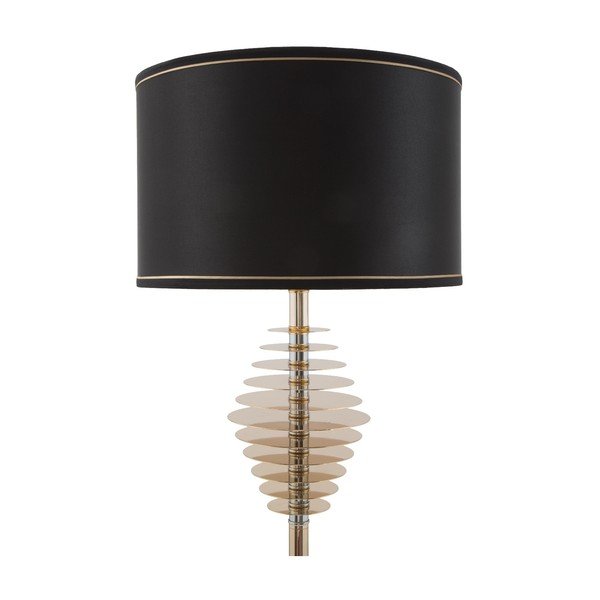 Lampadar cu o construcție aurie Mauro Ferretti Terra, negru-image-1