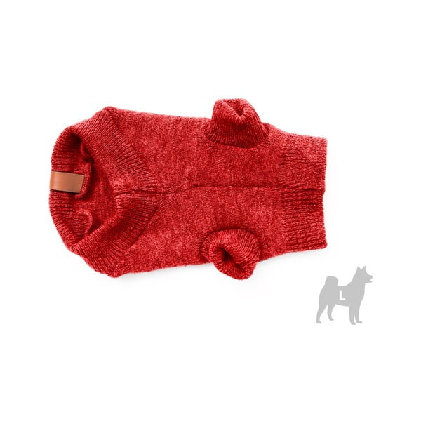 Pulover pentru câini Marendog Trip, mărime L, roșu-image-3
