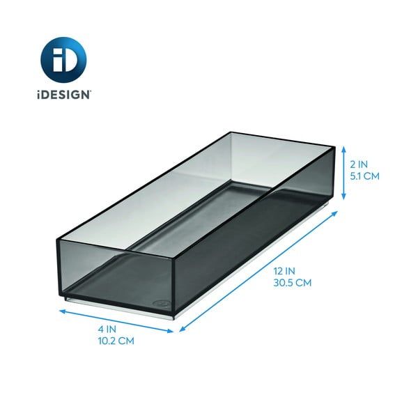 Organizator de baie negru mat pentru cosmetice din plastic reciclat – iDesign-image-4