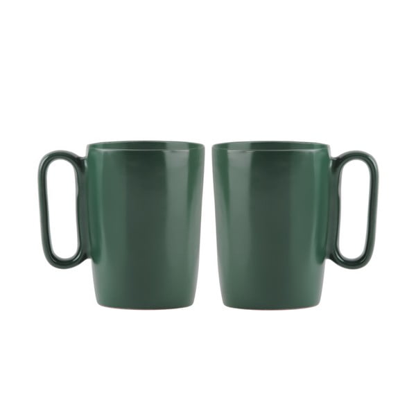 Căni verde-închis 2 buc. din gresie 250 ml Fuori – Vialli Design
