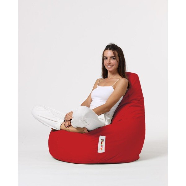 Beanbag pentru grădină roșu Drop – Floriane Garden-image-2