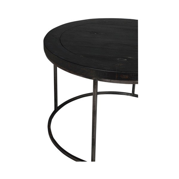 Măsuță de cafea, din lemn, Rowico Brogge, negru-image-1