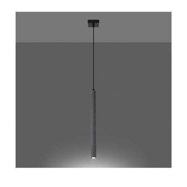 Lustră gri din beton Fideus – Sollux-image-2