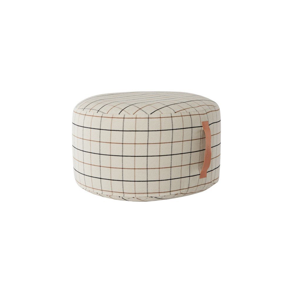 Fotoliu bean bag crem Grid – OYOY Living Design