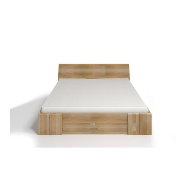 Pat dublu din lemn de fag, cu sertar, SKANDICA Vestre Maxi, 160 x 200 cm-image-1
