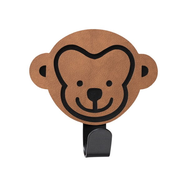 Cârlig maro autoadeziv din oțel Monkey Nupo – LIND DNA