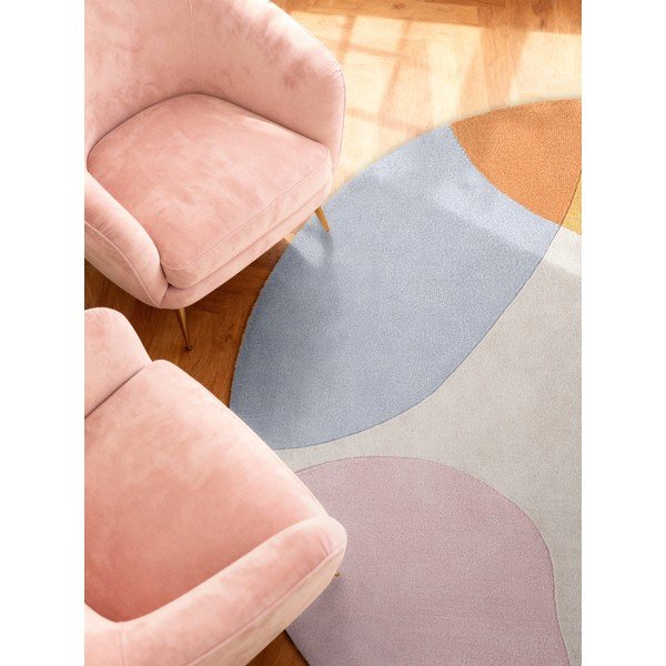 Covor țesut manual rotund din lână ø 200 cm Hackney Clarissa – Ted Baker-image-2