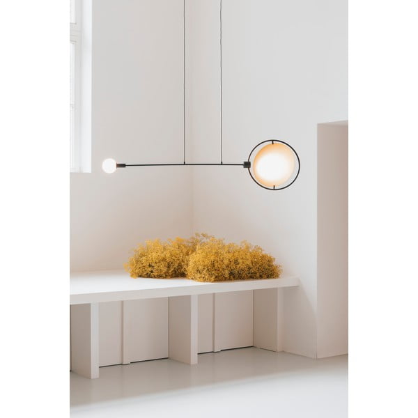 Lustră galben ocru/neagră LED cu intensitate reglabilă Sirius – Zuiver-image-2