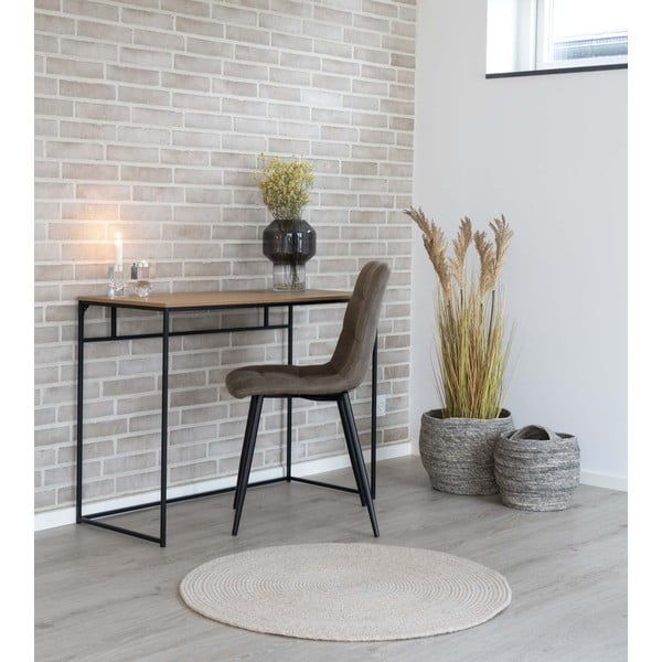 Birou cu blat din stejar Casa Nordic Vita-image-1