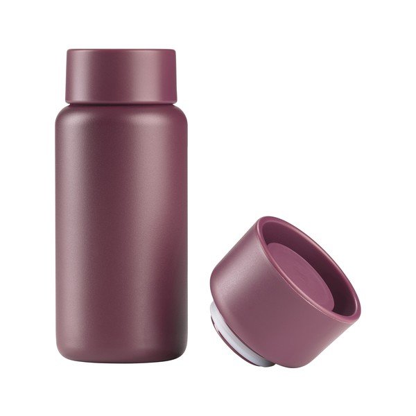 Cană termos burgundy din oțel inoxidabil 400 ml Singles – Zone