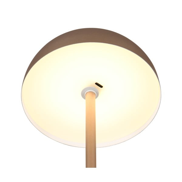 Veioză bronz LED cu abajur din metal (înălțime 21 cm) Munoz – Trio-image-4