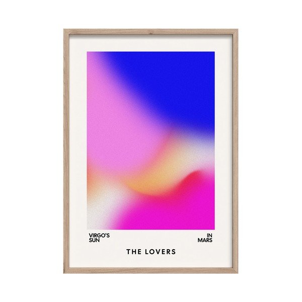 Tablou cu ramă imprimat 50x70 cm Love Flow – Styler