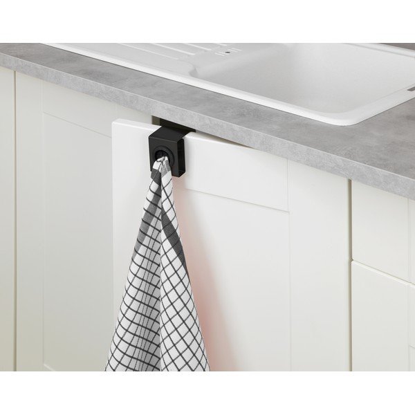 Cuier suspendat Wenko Black Outdoor Kitchen, negru-image-1