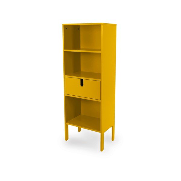 Etajeră Tenzo Uno, înălțime 152 cm, galben-image-2
