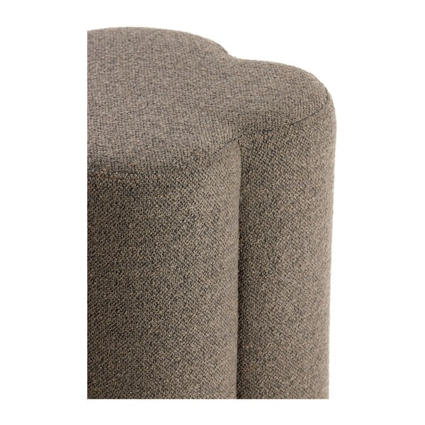 Taburet maro cu tapițerie din stofă bouclé Nalani – Light & Living-image-4