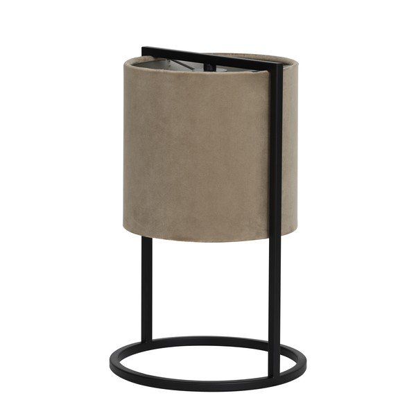 Veioză neagră/bej (înălțime 35 cm) Santos – Light & Living-image-2