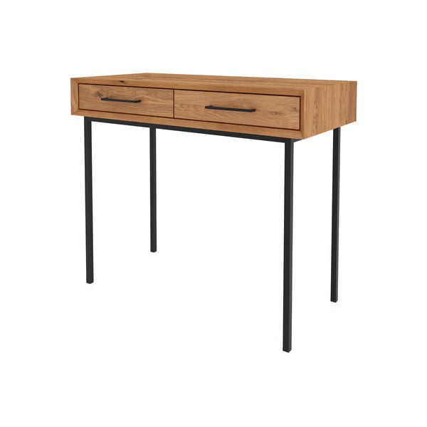 Masă de toaletă din lemn de stejar 97x45 cm Abies – The Beds-image-4