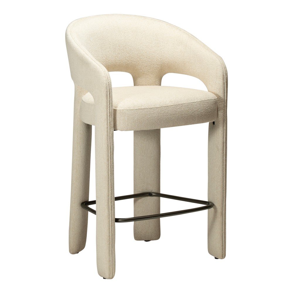 Scaun de bar bej (înălțime șezut 67 cm) Splendor – DAN-FORM Denmark