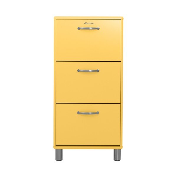 Pantofar cu deschidere înclinată galben Malibu - Tenzo-image-1