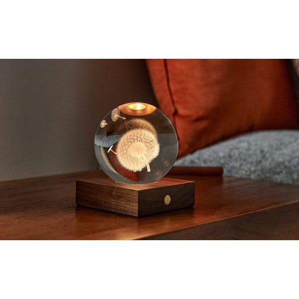 Decorațiune luminoasă maro închis cu USB Amber – Gingko-image-1