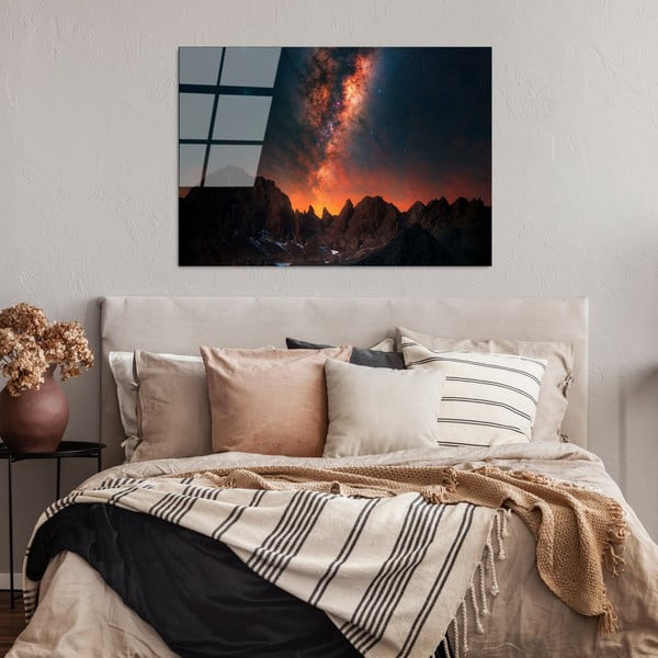 Tablou din sticlă 100x70 cm Night Sky – Wallity-image-1