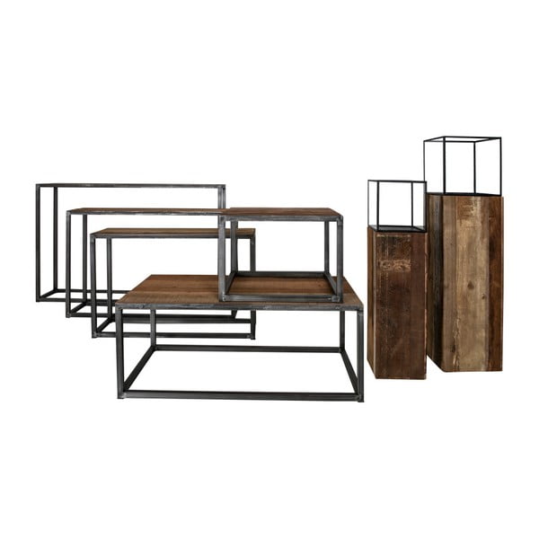 Set 3 măsuțe auxiliare Canett Nexø-image-1